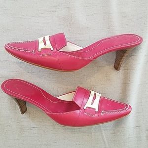 Tod's red mules, 9 - 9.5, N - M
